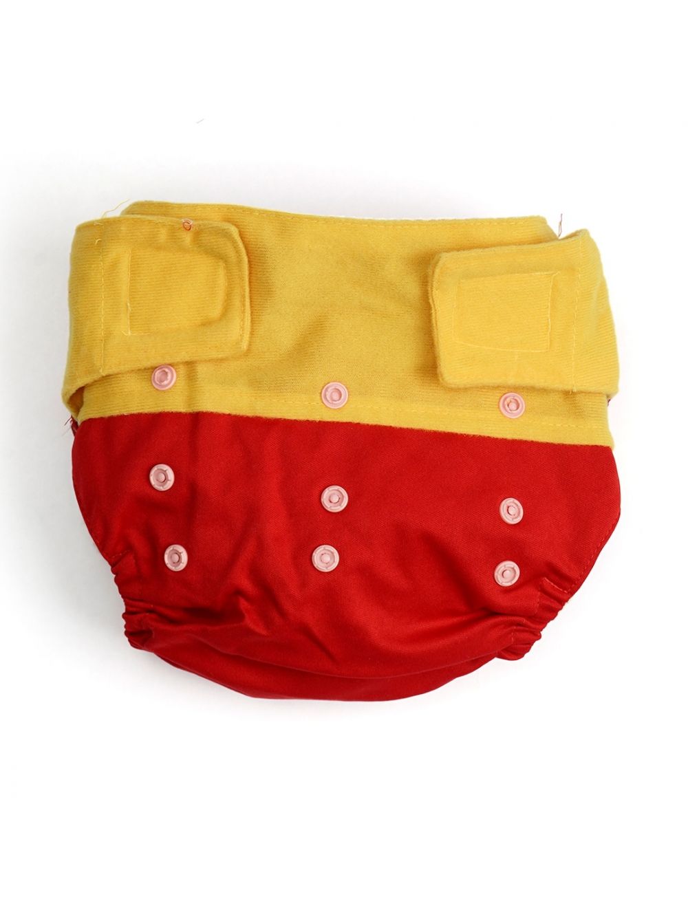 Cuby Baby Reusable Nappy Yellow & Red